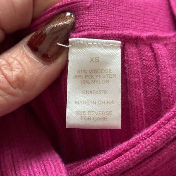 Cache Pink Ribbed Tank Top - Picture 4 of 6